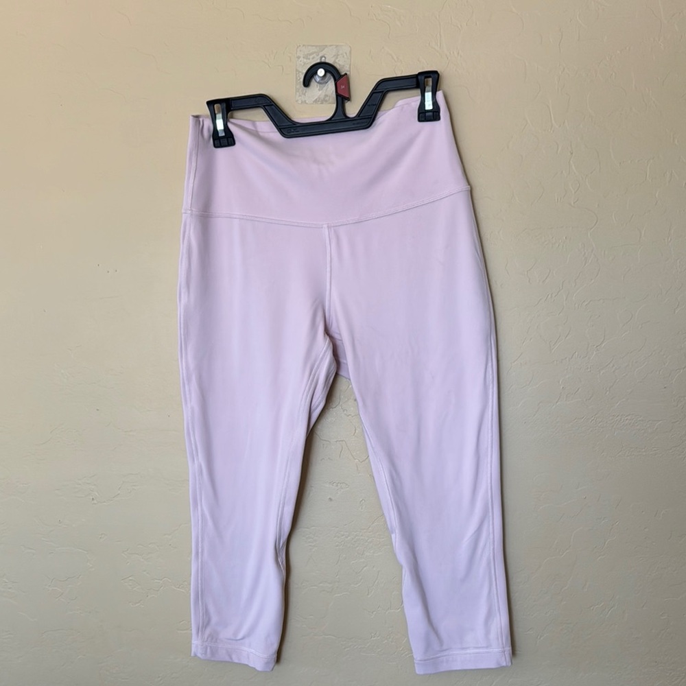 Lulu Lemon  Light Pink High-Waisted Leggings
